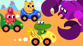 Jurassic land - Baby King car race