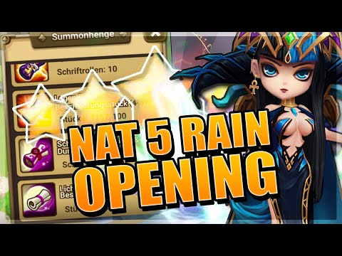 SUMMONERS WAR 💥 Mein GEBURTSTAGs Opening - 567 Schriftrollen & Eine Hammer Überraschung - NAT 5 RAIN