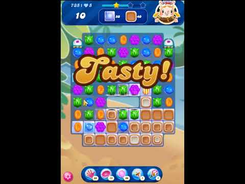 Candy Crush Saga Level 735 - 3 Stars,  22 Moves Completed