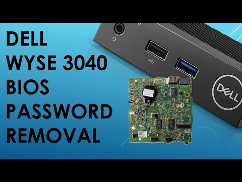 Dell Wyse 3040 Client BIOS Password Reset Working!