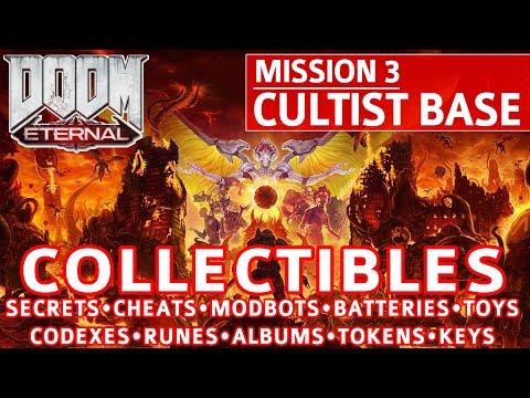 Doom Eternal - Cultist Base All Collectible Locations (Secrets, Collectibles, Cheats, Upgrades etc)