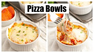 Pizza bowls - Low-carb, Keto friendly