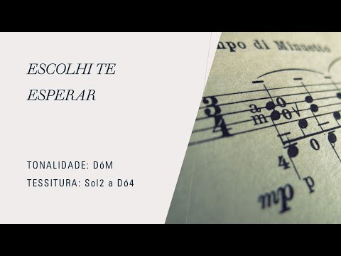 Karaoke - Escolhi Te Esperar - Marcela Ta&iacute;s - D&oacute; Maior