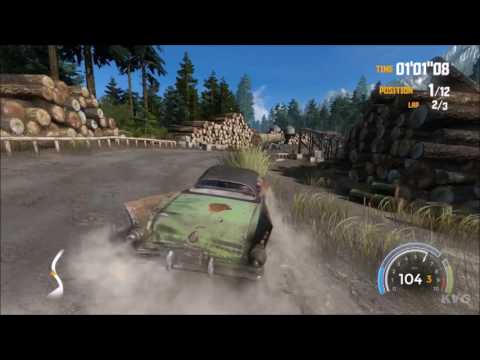 FlatOut 4: Total Insanity - Roberts' Storage Yard - Gameplay (PS4 Pro HD) [1080p60FPS]