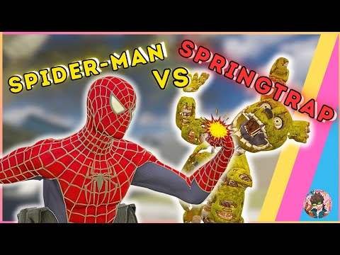 Spider-Man VR vs Springtrap #vr #virtualreality #spiderman #gaming #benbu