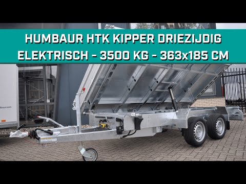 Humbaur 3-zijdige kipper - 3500 kg - 363x185 cm