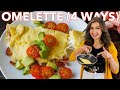 Easy Omelette Recipe (4 Ways)