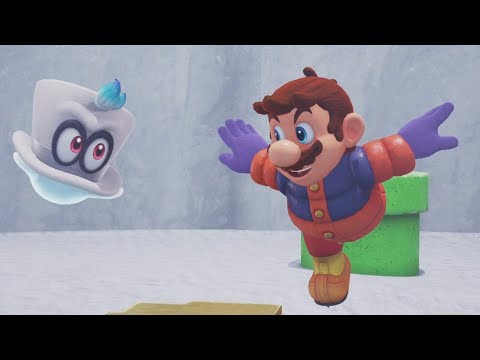 Super Mario Odyssey Walkthrough Part 7 - Snow Kingdom (Nintendo Switch)