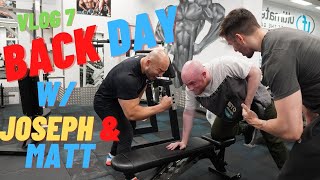 VLOG 7 | 6 Best Exercises to help build a Massive Back | Joseph Flynn and Matt Jeans |