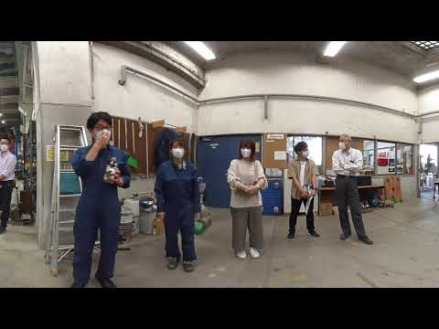 研究設備紹介「鋼材の引張実験準備」【360°動画】- 東工大 環境・社会理工学院 土木・環境工学系