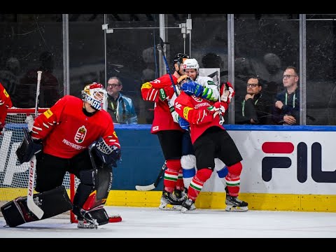 Jégkorong.  Divizió I VB.   Magyarország vs.  Szlovénia 2024.05.04. Teljes mérkőzés