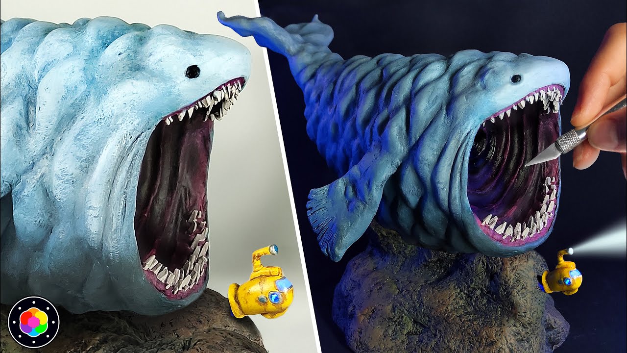 How to make THE BLOOP (Attack on Submarine) with Clay | PlastiVerse