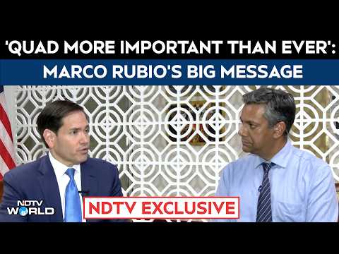 Marco Rubio Interview | Marco Rubio's Big Message From Delhi: 'Quad More Important Than Ever'