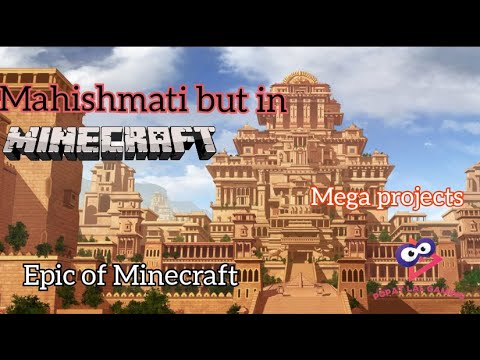Mahishmati Kingdom. Minecraft Mega Build & Epic build. Must watch