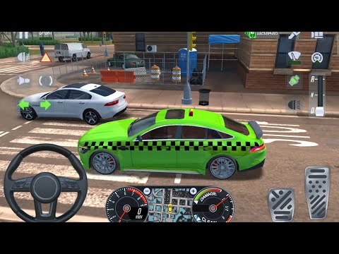 City Taxi Sim 3D - Realistic Car Driving Games Android iOS Gameplay #66