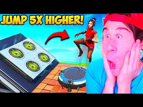 *SUPER TRUCO* SALTAR MUCHO MÁS ALTO CON SALTADOR FORTNITE Battle Royale EPIC FAILS