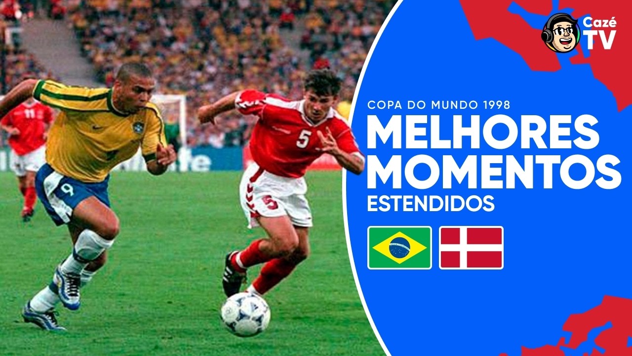 BRASIL 3X2 DINAMARCA | MELHORES MOMENTOS ESTENDIDOS | JOGOS HISTÓRICOS DA COPA DO MUNDO