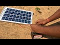 how to charge battery from solar panel