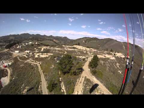 Avila Beach paragliding 2014-03-12