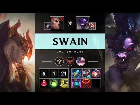 Swain Support vs Alistar - NA Grandmaster Patch 25.18