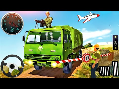Army Truck Transport Offroad Simulator - US Cargo Vehicle Driving Mountain 3D Android GamePlay