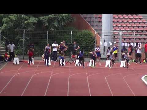 100m SEM SERIE 1  - Championnat départemental CJES - Créteil, 25 Mai 2019