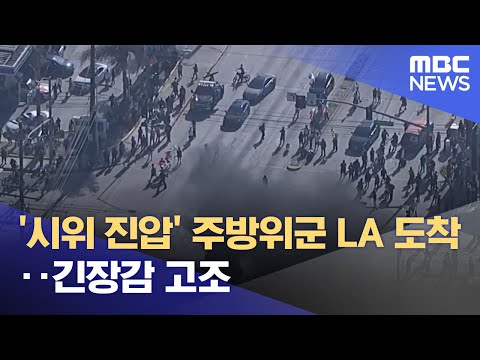 미국 LA 근황(시위)
