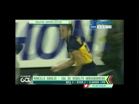Gol de Arruabarrena a Riber / Torneo Clausura 1998