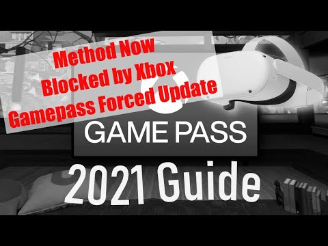 Forced Game Pass Update has broken this method, if I find a new way to do it I will update this.