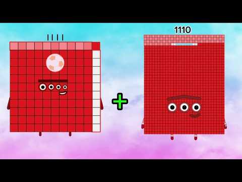 TWO RANDOM BIG NUMBERBLOCKS ADDITION | ADDING NUMBERS TOGETHER | hello george