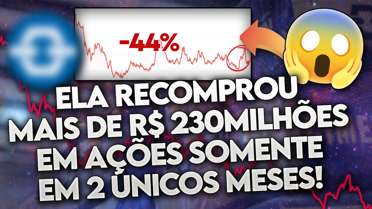 10 AÇÕES que estão RECOMPRANDO MUITAS AÇÕES nos ÚLTIMOS MESES! (Está BARATO MESMO?) - TOP 10