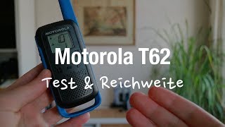 Motorola Talkabout T62 - PMR Funkgeräte (Test & Reichweite)