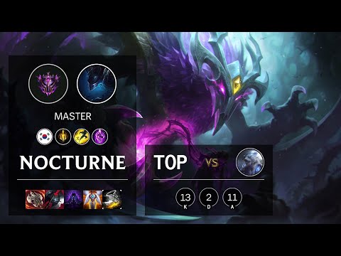 Nocturne Top vs Volibear - KR Master Patch 10.15