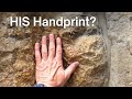 Jesus Handprint Footprint In Jerusalem Still Here Today