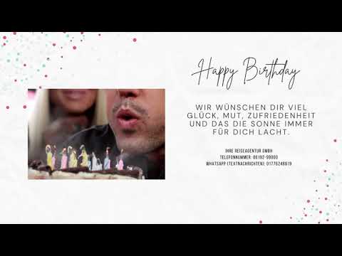 Geburtstagsgruss mit Lied am 15 01 21