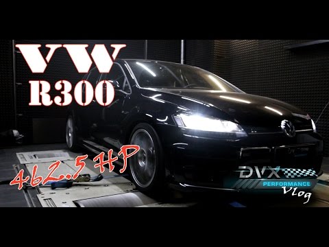 VW Golf 7R 300 HP : 462.5 HP / 583.0 Nm chiptuning @ DVX Performance belgium.