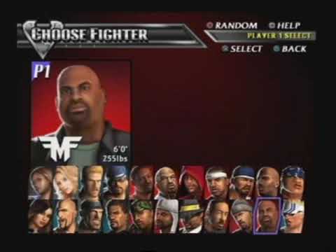 Def Jam Vendetta - All Characters and Stage