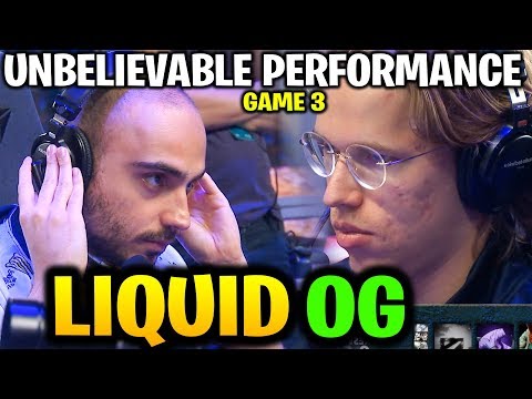 LIQUID vs OG (Game 3) Unbelievable Performance! Grand Final TI9 Dota 2