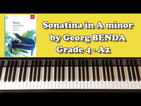 Sonatina in A minor (no.3) by G. A. Benda
