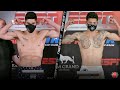FULL WEIGH IN & FACE OFF - ALEX SAUCEDO VS. SONNY FREDRICKSON