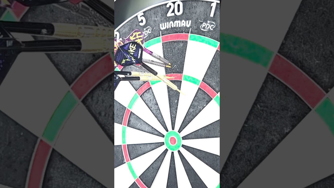 ALWAYS THAT LAST DART...  #darts #180