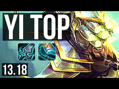 MASTER YI vs JAYCE (TOP) | Rank 3 Yi, 1300+ games, Dominating | KR Grandmaster | 13.18