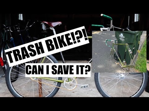 Save the trash bikes! Retro Road Bike Build. 26” fixed gear conversion. What a TRANSFORMATION!
