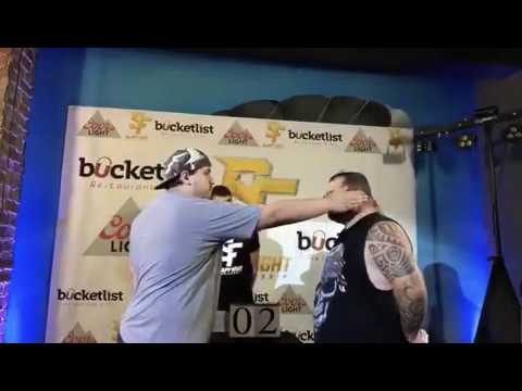 Champion Darius ‘the Destroyer’ faces Frank ‘the Tank’ at SlapFIGHT