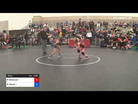 80 Lbs Semifinal Rebecca Brennan Team New York Vs Brooklyn Perez Team Arizona