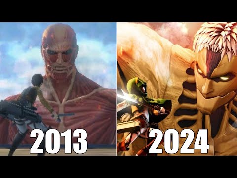 Evolution of Attack on Titan Games [2013-2024]