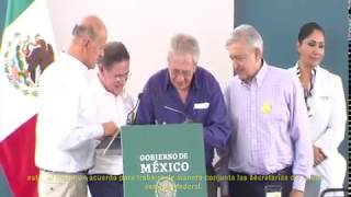 FIRMA  AMLO, ACUERDO PARA MEJORAR SERVICIOS DE SALUD EN DURANGO.