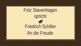 Friedrich Schiller „An die Freude“ III