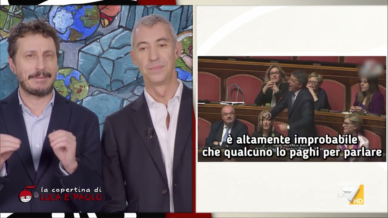 Luca e Paolo sullo scontro in Senato: "Pure Renzi, prendersela con Tajani è come picchiare uno ...