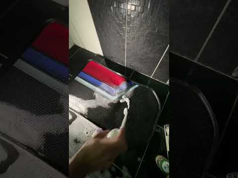 BMW M Performance Floor Mat Cleaning